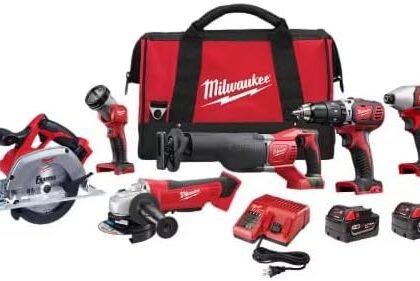 Milwaukee M18 Cordless LITHIUM-ION 6-Tool Combo Kit (2696-26)