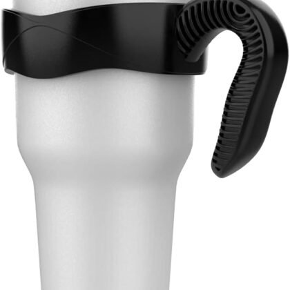 Tumbler handle fits for 30 OZ YETI, OZARK TRAIL, Rambler Tumbler(Black,Handle Only,Cup not Include)