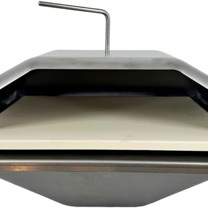 Wood Fired Pizza Oven Attachment: Converts Full-Sized Pellet Grills into Pizza Ovens, Fits GMG, Traeger, Pit Boss, Camp Chef, Rec-Tec, Smoke Hollow