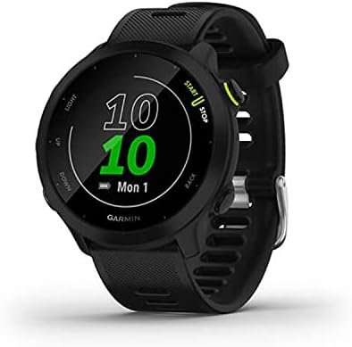 Garmin Forerunner 55, GPS Running Watch with Daily Suggested Workouts, Up to 2 Weeks of Battery Life, Black (Renewed Premium)
