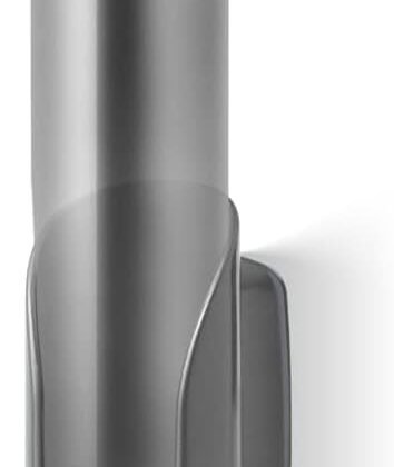 LANMU Wall Mount Holder Compatible with Dyson Airwrap/Airstrait Styler, Storage Organizer Stand Curling Iron Accessories for Home Bathroom (Gray)