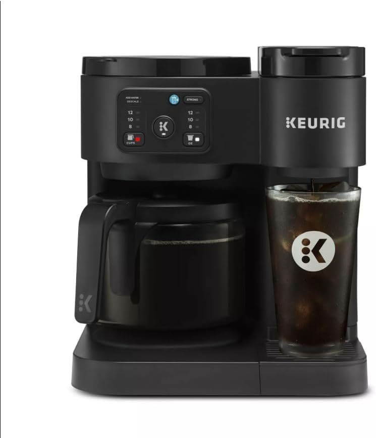 Keurig K-Duo Essentials Hot & Iced Single Serve K-Cup Pod & Carafe Coffee Maker, Gen 2