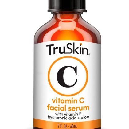 TruSkin Vitamin C Serum for Face – Anti Aging Face Serum with Hyaluronic Acid & Vitamin E – Brightening Formula for Improving Appearance of Dark Spots, Fine Lines & Wrinkles – All Skin Types, 2 Fl Oz