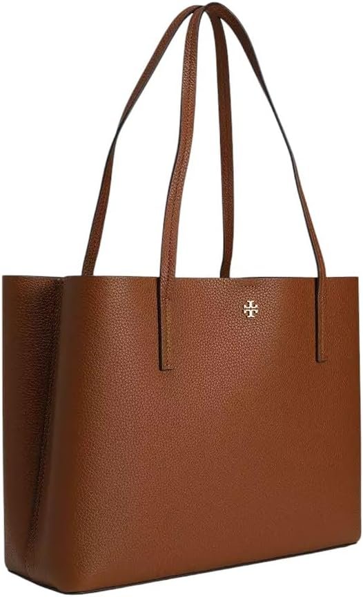 Tory Burch Women's Blake Pebbled Leather Center Zip Tote Purse