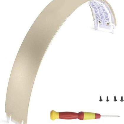 Adhiper Replacement Head Beam Top Headband Repair Fix Parts Headphone Head Beam Headband Compatible for B Solo 3/3.0/2.0 Wireless Over-Ear Headphones (Gold)