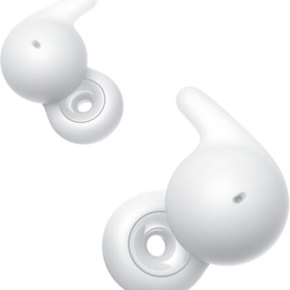 Sony LinkBuds Open Truly Wireless Earbud Headphones with an Open-Ring Design for Ambient Sounds and Newly Developed Air Fitting Supporters, White