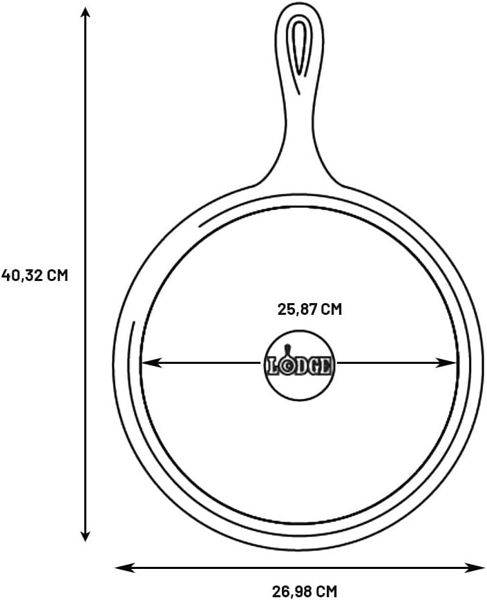 Lodge Cast Iron Griddle and Hot Handle Holder, 10.5", Black/Red - Image 6