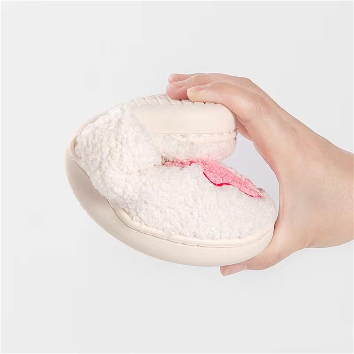 Halloween Pumpkin Slippers for Womens Mens Cute Cartoon Slippers Plush Warm Memory Foam Shoes - Image 2