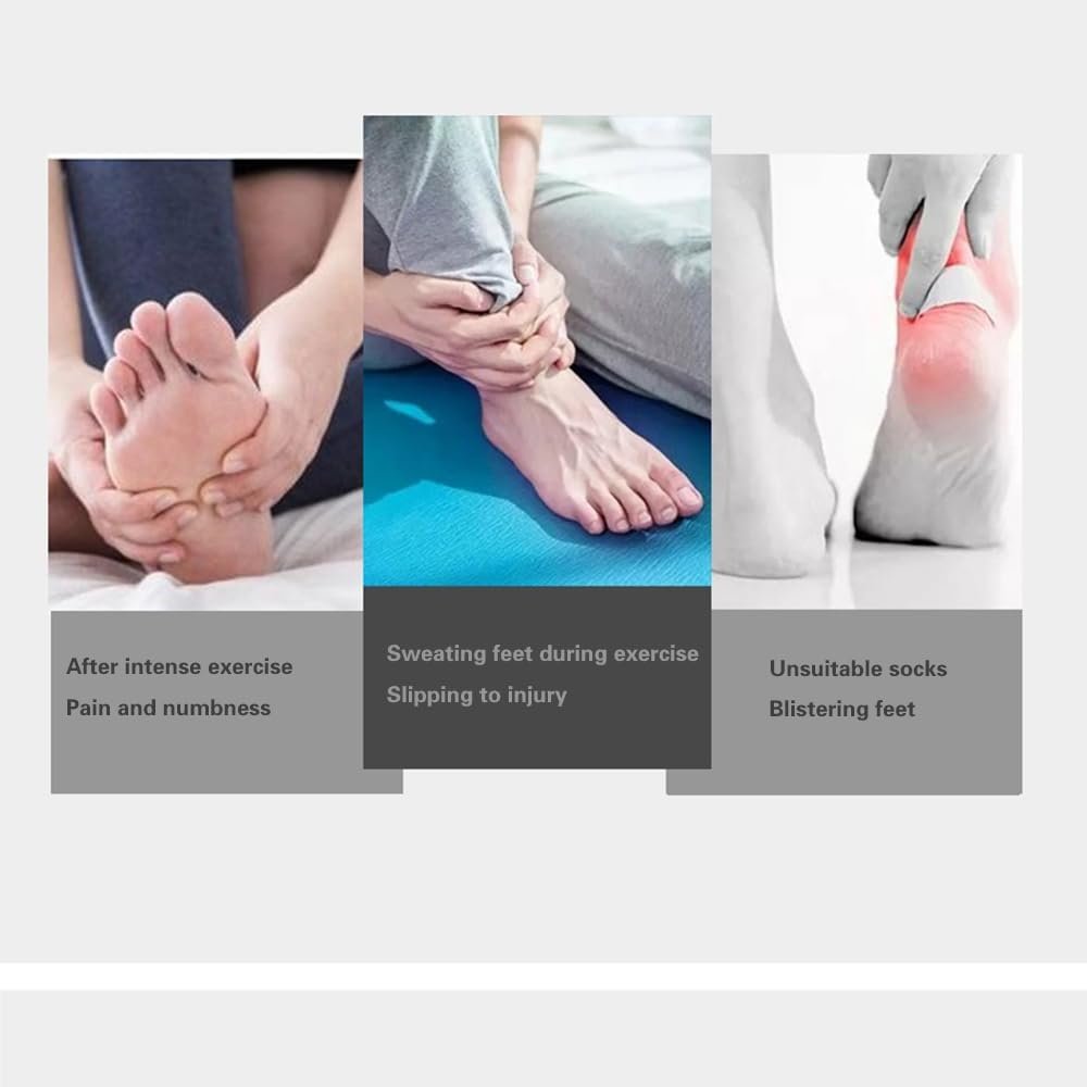 Athletic Running Ankle Socks, Low Cut Cushioned Anti-Blister Tab Sports Socks Men Women 6Pairs - Image 9