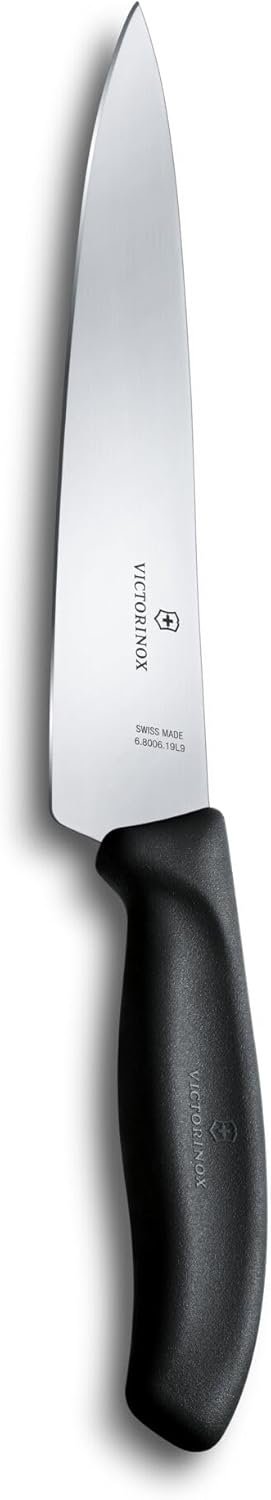 Victorinox Swiss Classic 8 Inch Carving Knife, Black - Image 2