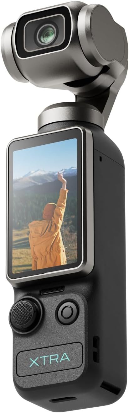 Xtra Muse, Vlogging Camera with 1'' CMOS & 4K/120fps Videos, Pocket Camera with 3-Axis Gimbal Stabilizer, Fast Focusing, Face/Object Tracking, Digital Video Camera for Photography, Digital Camera - Image 9