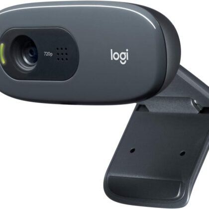 Logitech C270 HD Webcam (Black)
