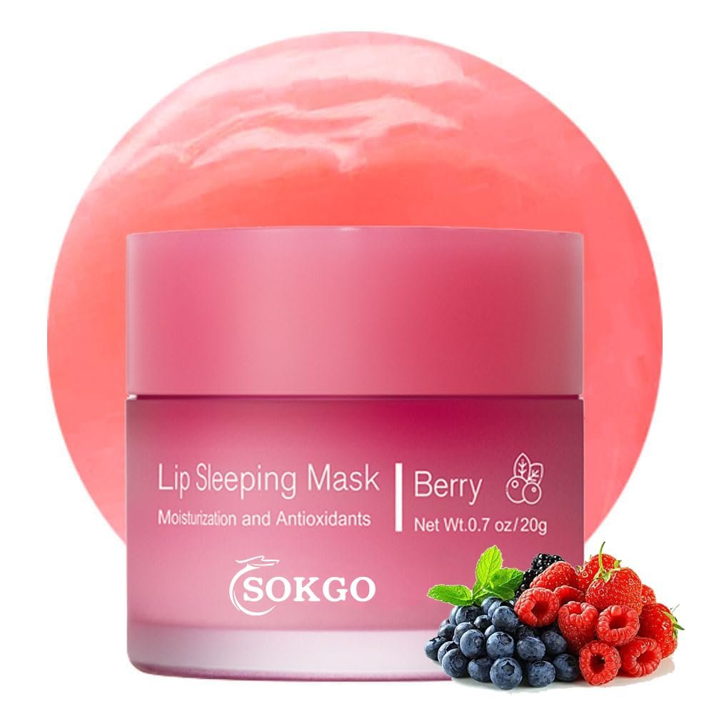 Hydrating Sleeping Lip Mask for Intense Overnight Moisture. (1, Berry) - Image 8