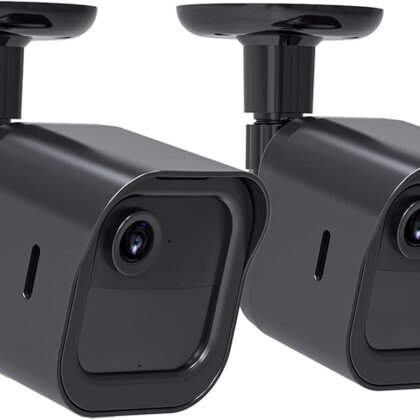 [2 Pack] Wall Mount Bracket for Blink Outdoor 4 (4th Gen), Blink Outdoor Camera Covers Weatherproof and 360-Degree Adjustable Mount for Home Security Camera System