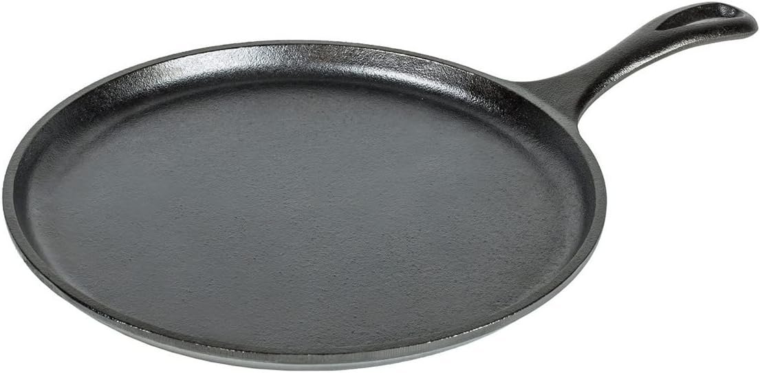 Lodge Cast Iron Griddle and Hot Handle Holder, 10.5", Black/Red - Image 3