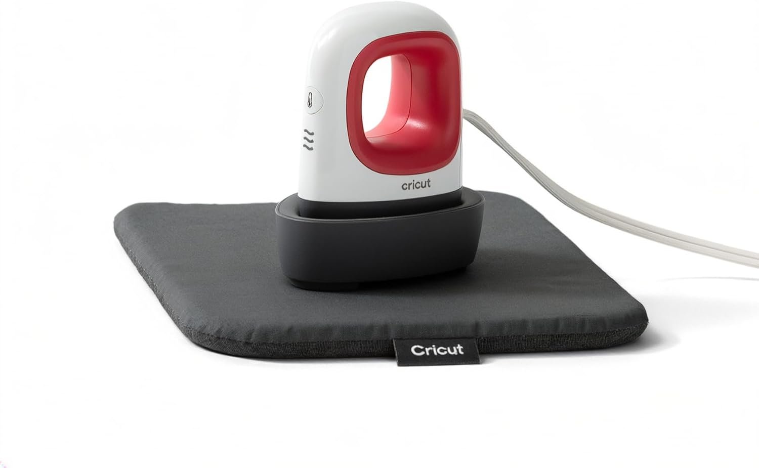 Cricut EasyPress Mini Heat Press + Heat Press Mat - for Pressing Small Objects Like Shoes, Stuffed Animals, Hats & More - 3 Heat Settings & Precision Tip - Compact & Lightweight - Raspberry