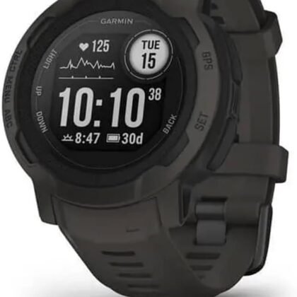 Garmin Instinct 2, Rugged Outdoor Watch with GPS, Built for All Elements, Multi-GNSS Support, Tracback Routing and More, Graphite - 010-02626-10