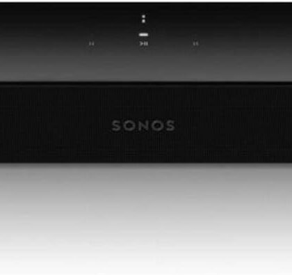 Sonos Beam (Gen 2). The Compact Smart soundbar for TV, Music and More. (Black) International Version, No Warranty