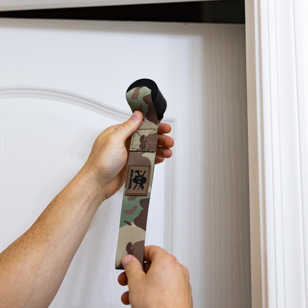 Resistance Band Handles - Cable Machine Handles Attachment and Door Anchor for Exercise Bands, Super Heavy Duty Accessory for Pull Up Assistance Bands, Workout Equipment & Home Gym - Image 8