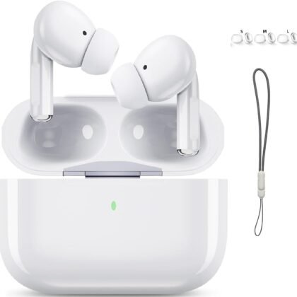 Wireless Earbuds Bluetooth 5.3 Headphones Noise Cancelling Earbud Pods 3D Stereo Ear pods in-Ear Ear Buds with Deep Bass Earphones Sport Headsets for Android/Samsung/Apple iPhone