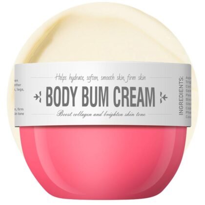 Bum Cream, Thigh and Butt Firming Body Cream, Moisturizing, Smoothening Butt Cream for Women, Lifted and Firm Tightens Skin
