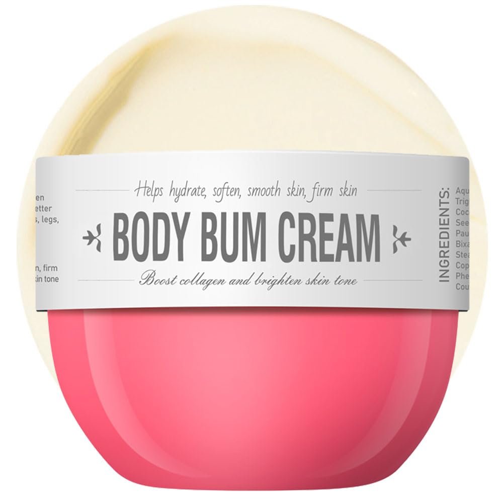 Bum Cream, Thigh and Butt Firming Body Cream, Moisturizing, Smoothening Butt Cream for Women, Lifted and Firm Tightens Skin