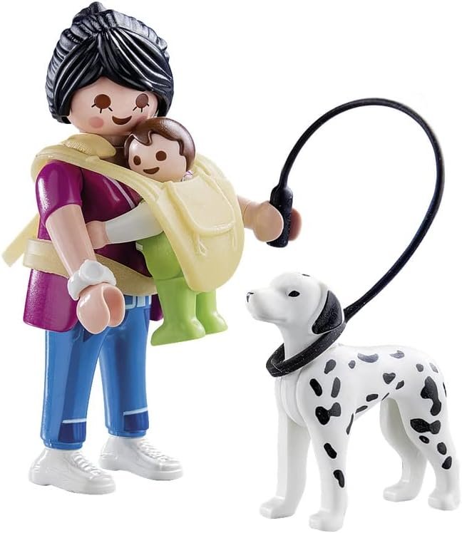 Playmobil 70154 Special Plus Mama with Baby and Dog ful, Fun Imaginative Role-Play, PlaySets Suitable for Children Ages 4+ - Image 3