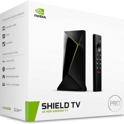 NVIDIA Shield Android TV Pro | 4K HDR Streaming Media Player High Performance, Dolby Vision, 3GB RAM, 2X USB, Works with Alexa, Model:945-12897-2500-101