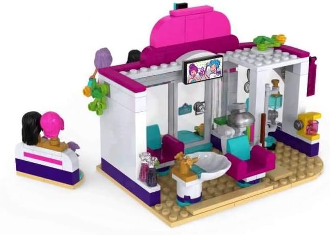 LEGO Friends Heartlake City Play Hair Salon Fun Toy 41391 Building Kit, Featuring Friends Character Emma (235 Pieces) - Image 2