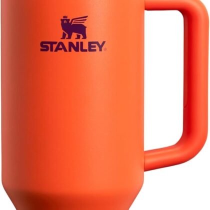 STANLEY Quencher H2.0 Tumbler with Handle and Straw 40 oz | Flowstate 3-Position Lid | Cup Holder Compatible for Travel | Insulated Stainless Steel Cup | BPA-Free | Tigerlily Plum