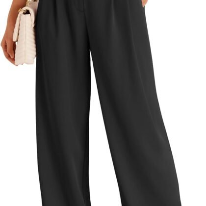 LILLUSORY Wide Leg Dress Pants Women's High Waisted Dressy Trousers