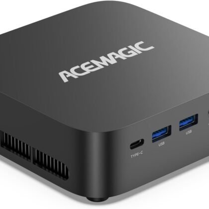 ACEMAGIC Mini PC Gaming AMD Ryzen 7 7730U (Upgraded 7430U/ 5825U) Windows 11 Pro 32GB RAM 1TB SSD Triple 4K@60Hz Display WiFi6 BT5.2 Type-C HDMI DP1.4b Mini Computers Desktop for Light Gaming/Office