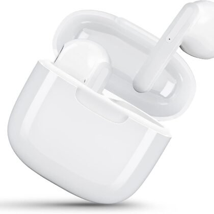 Wireless Earbuds Bluetooth Headphones 36H Bluetooth 5.0 with Wireless Charging Case, IPX6 Waterproof Earphones in-Ear Ear Buds with Touch Control, Built-in Mic for iPhone/Android