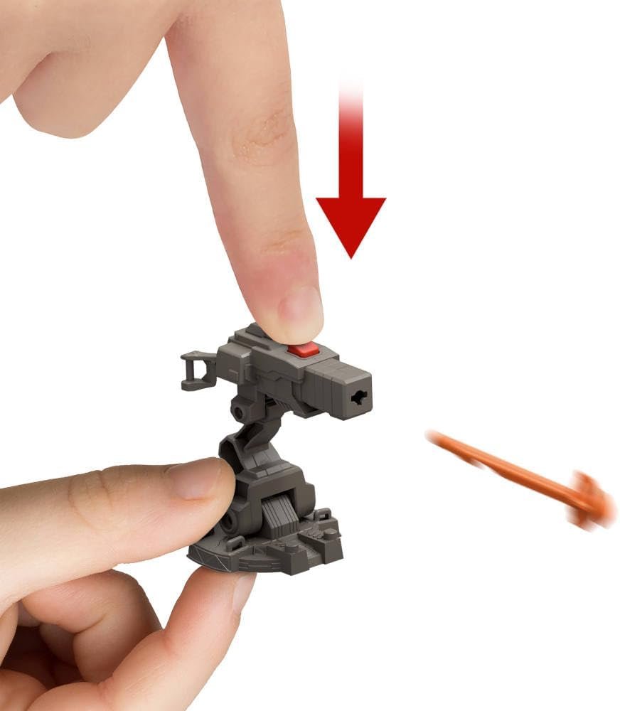 Mattel Jurassic World Rebirth Vehicle with 1 Human & 1 Dinosaur Figure, Launch ‘N Battle Truck, Martin Krebs Figure & Raptor, Turret & 2 Projectiles - Image 3