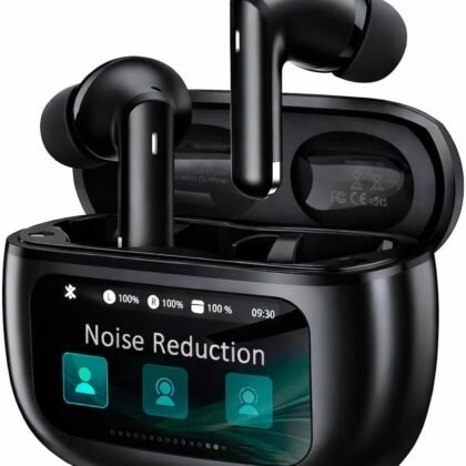 Wireless Earbuds, Ear Buds Active Noise Cancelling with Charging Case, 6.0 Bluetooth Earbuds with AI Clear Calls, 40H Playtime for Sports & Working, Stereo Sound Headphones for iPhone/Android/iPad