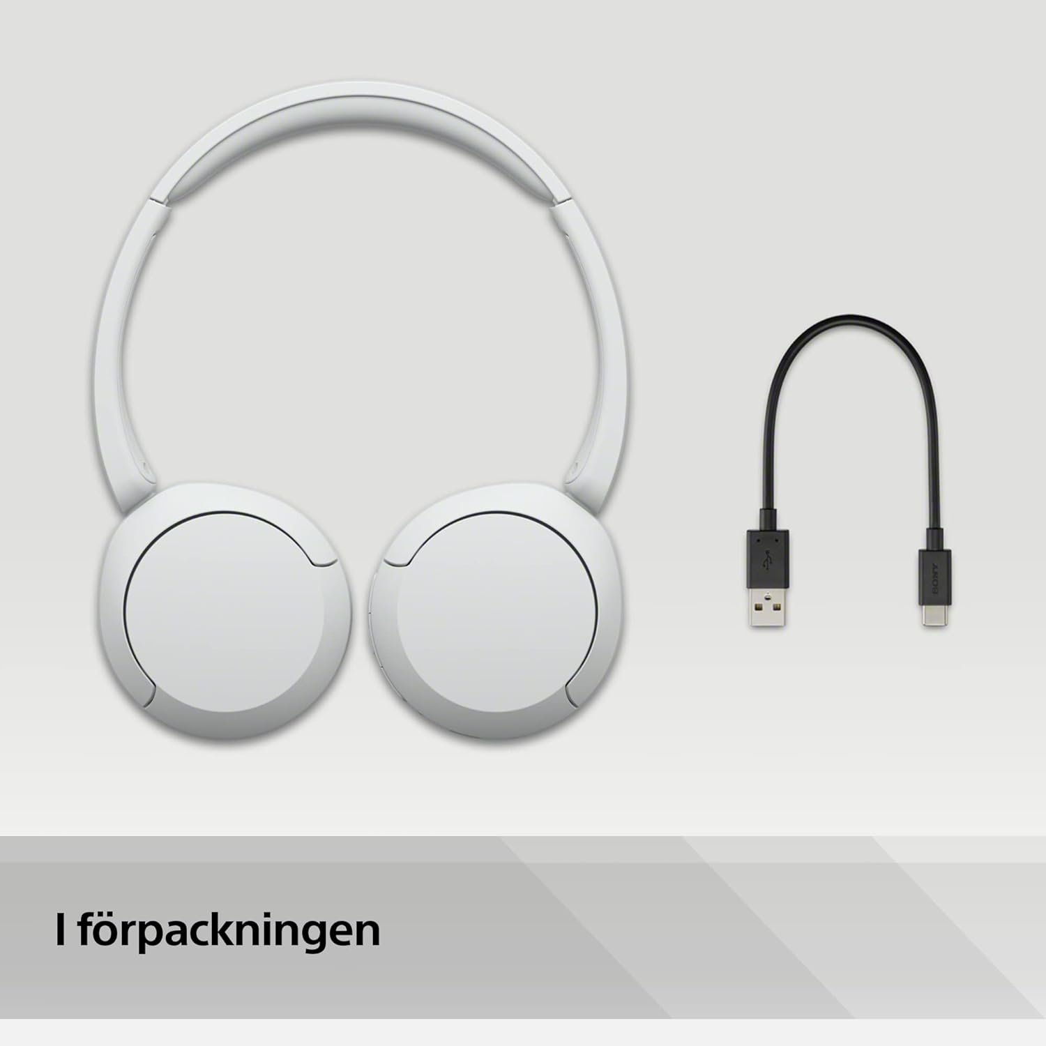 Sony Wireless Bluetooth Headphones - Up to 50 Hours Battery Life with Quick Charge Function, On-Ear Model - WH-CH520W.CE7 - Limited Edition - Matte White - Image 10