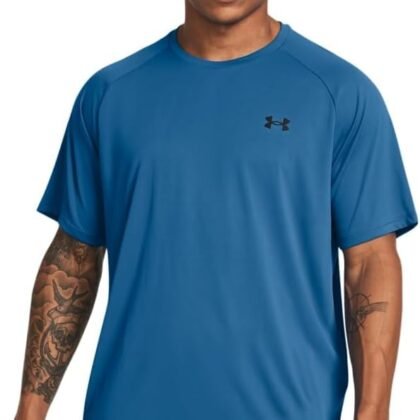 Under Armour Men's Tech 2.0 Short-Sleeve T-Shirt, (406) Photon Blue / / Black, X-Large