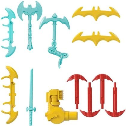 Replacement Parts for Imaginext Batcave - GMP48 ~ DC Superfriends Super Surround Bat Cave ~ Includes Tools, Launcher and 4 Projectiles,Blue, Yellow, Red