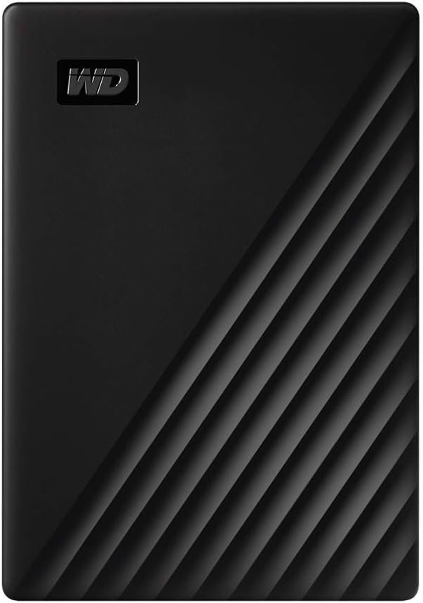 WD My Passport 2 TB Portable Hard Drive - External - Black - WDBYVG0020BBK-WESN (Renewed)