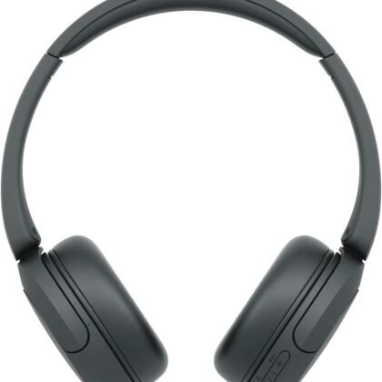Sony WH-CH520 Compact Easy Carrying Wireless Bluetooth On-Ear Headphones with Microphone (Black)