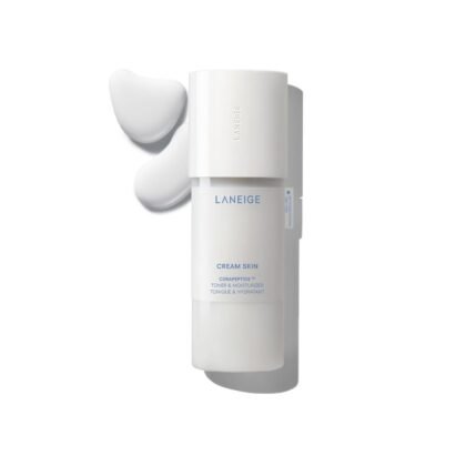 LANEIGE Cream Skin Toner & Moisturizer: Lightweight Refillable Korean Milky Toner with Ceramide & Peptide for Hydration, Firming, & Barrier Support