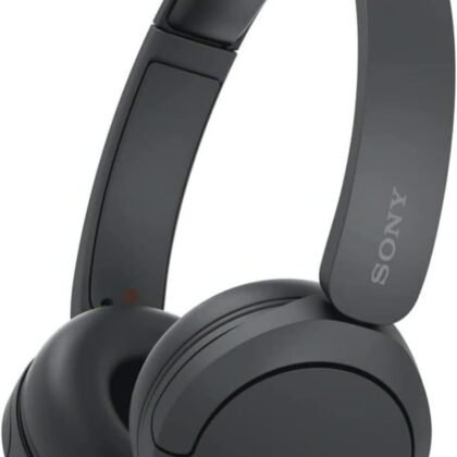 Sony WH-CH520 Compact Easy Carrying Wireless Bluetooth On-Ear Headphones with Microphone (Black)