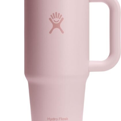 Hydro Flask Coffee Travel Tumbler Mug – Insulated Stainless Steel, Leak Proof Hot & Iced Coffee Cup 24 Oz Trillium Pink