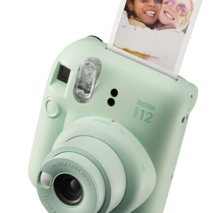 Fujifilm Instax Mini 12 Instant Camera (Mint Green) (Renewed)