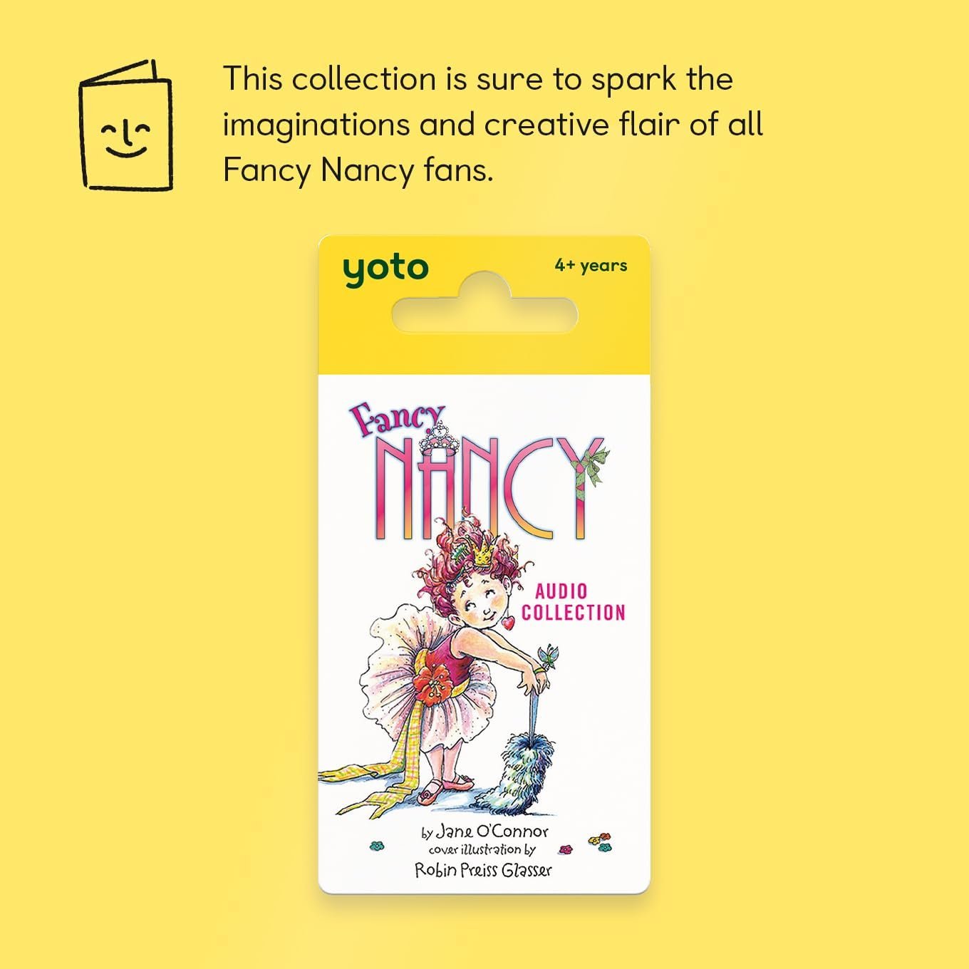 Yoto Fancy Nancy Audio Collection – Kids Audio Card for Use with Player & Mini All-in-1 Audio Device, Screen-Free Listening with Fun Stories for Playtime Bedtime & Travel, Ages 4+ - Image 2