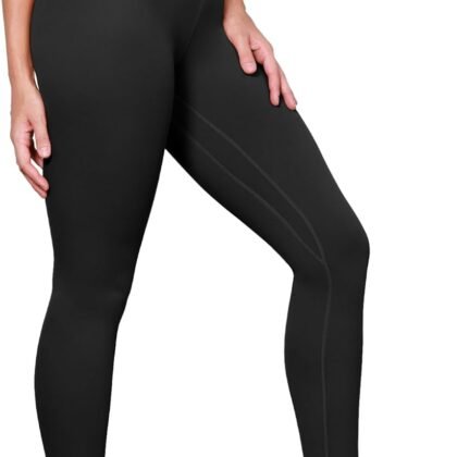 ODODOS Tummy Control Compression Leggings for Women, 25" / 28" High Waist Workout Running Yoga Pants