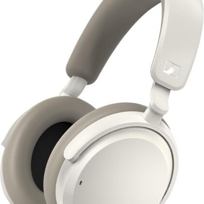 Sennheiser ACCENTUM Wireless Bluetooth Headphones Noise Cancelling - Up to 50HR Playtime, Hybrid Noise Cancelling (ANC), All-Day Comfort, Bluetooth Over Ear Headphones for School, Traveling, White