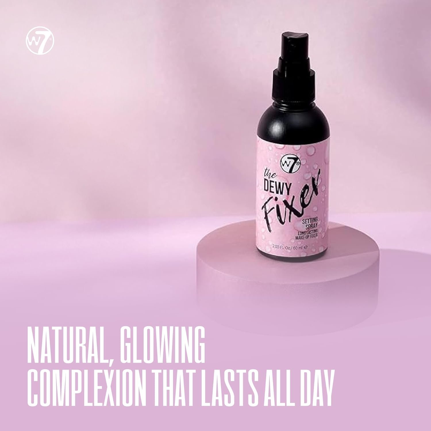 W7 The Fixer Glow Set - Makeup Primer & Setting Spray Duo for Radiant, Dewy Finish - Golden Sheer Coverage, Lightweight & Non-Sticky - Image 5