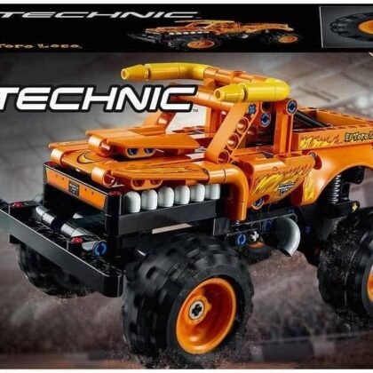 Lego® Technic Monster Jam™ El Toro Loco™ 42135 Model Building Kit; 2-in-1 Pull-Back Toy