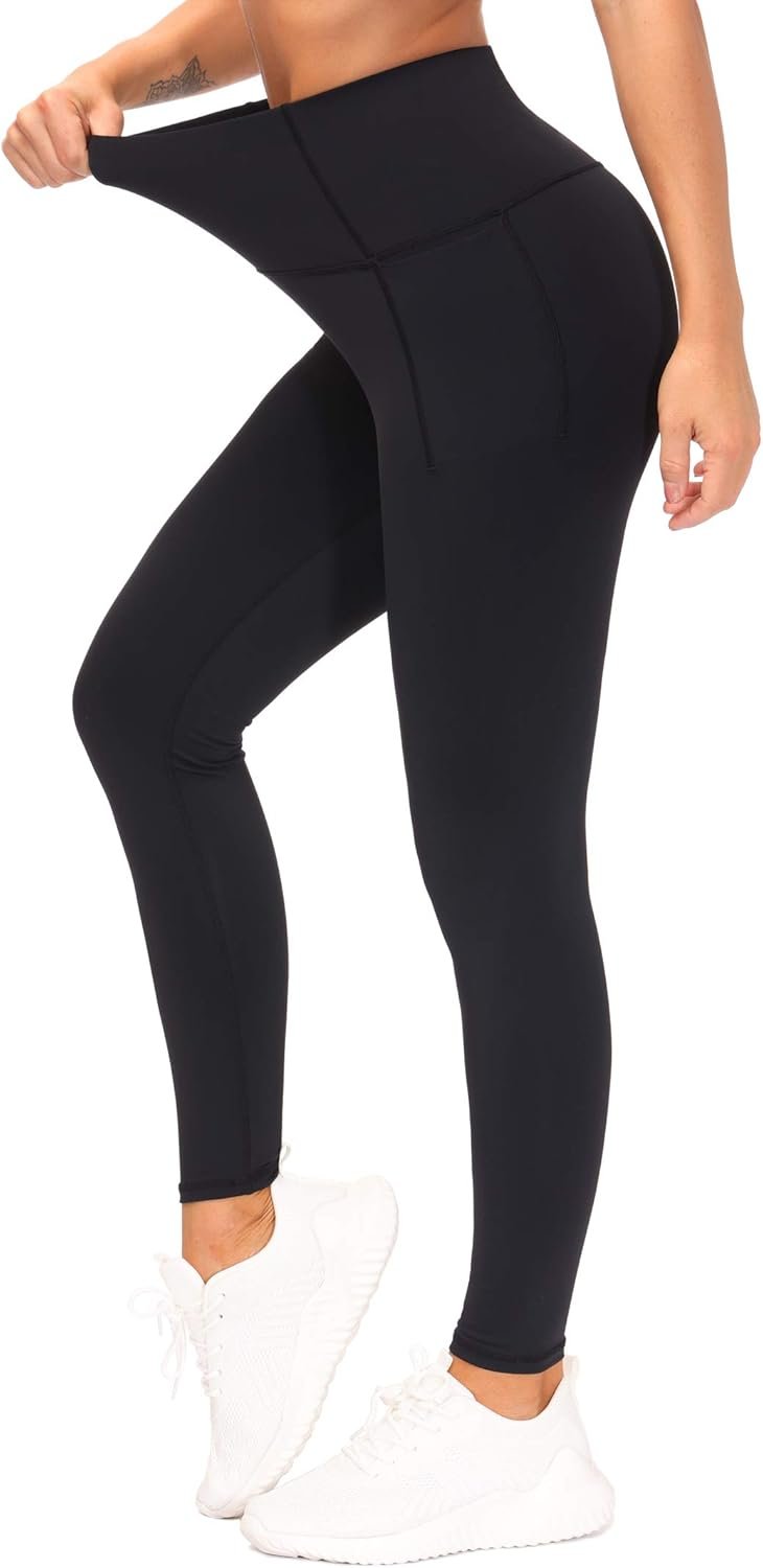 THE GYM PEOPLE Tummy Control Workout Leggings with Pockets High Waist Athletic Yoga Pants for Women Running, Fitness - Image 5